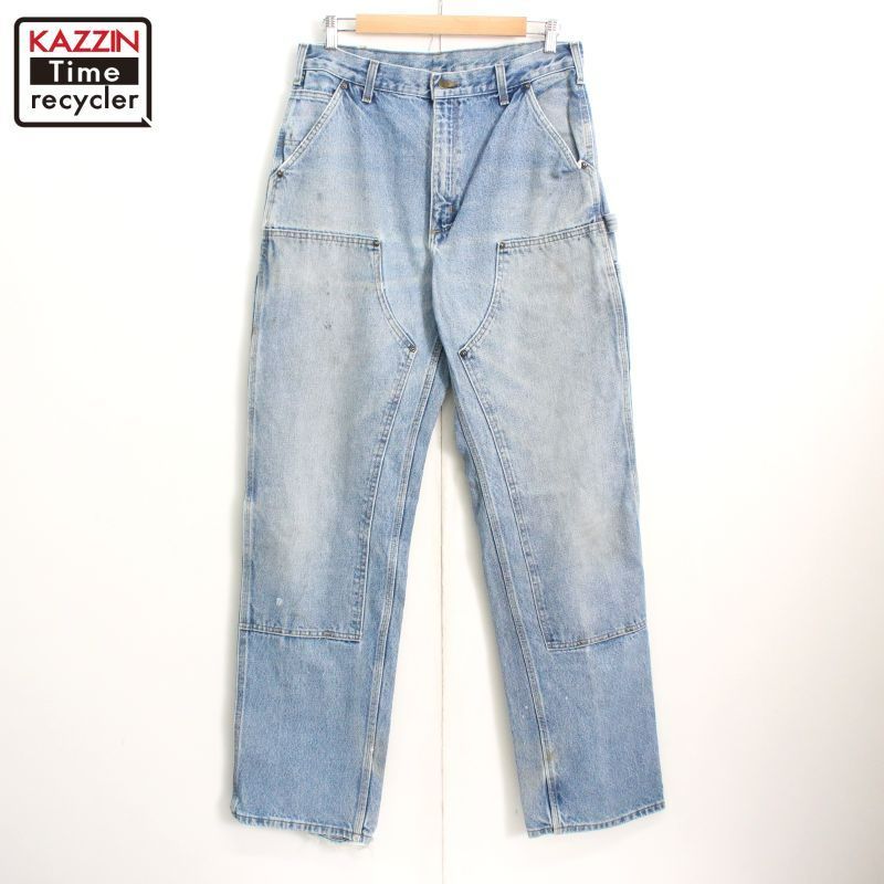 00s Carhartt デニム ダブルニー ペインターパンツ メンズ 表記34×36サイズ