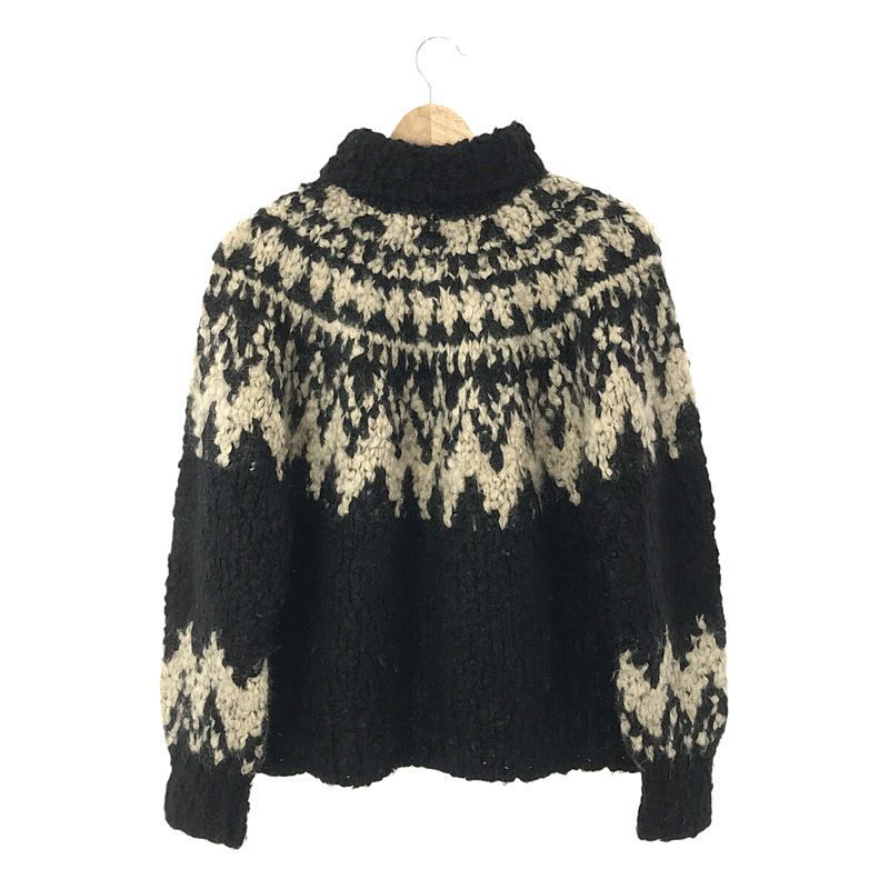 unfil アンフィル　カシミヤ　ニット unfil (アンフィル) cashmere blend hand-knit sweater