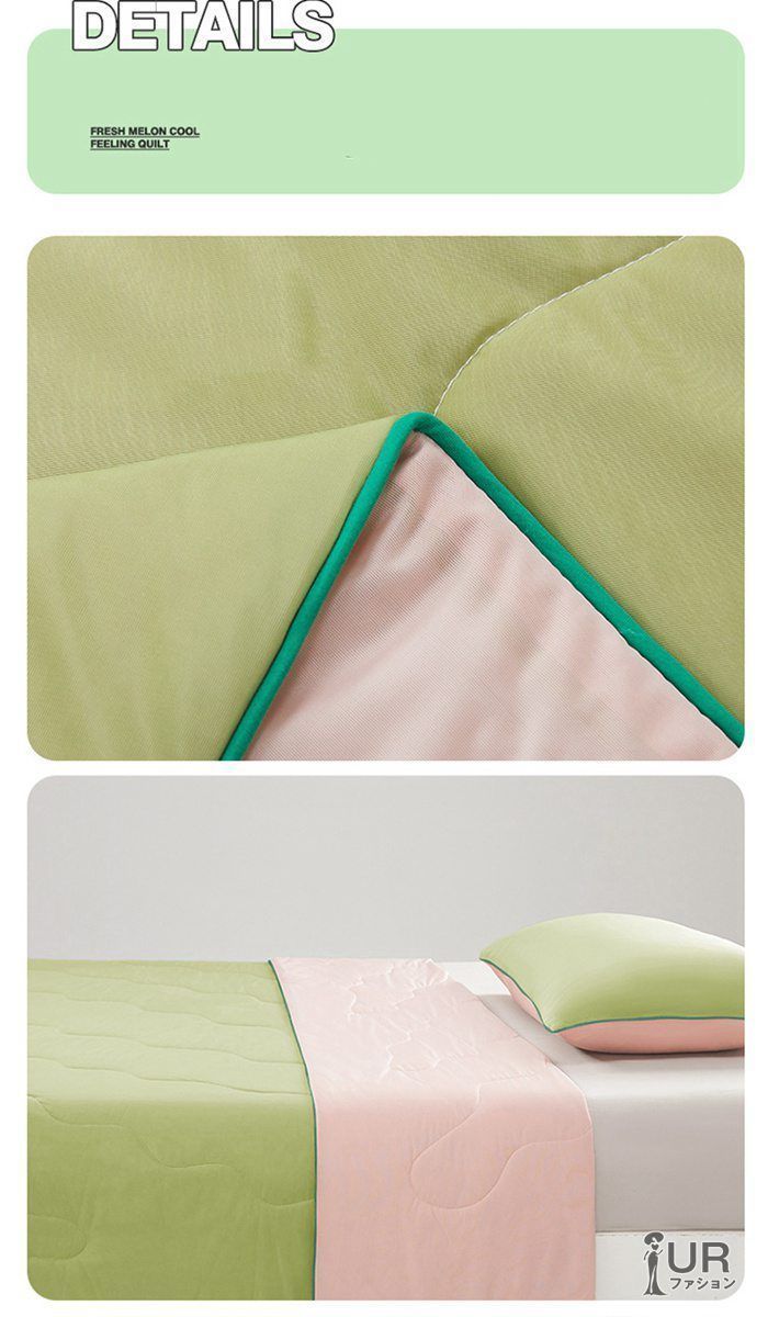 夏掛け布団 スイカ配色 冷感ブランケット Q-MAX0.26 シングル セミダブル 冷感掛け布団 冷感布団 ひんやり 夏布団 冷感 掛け布団 肌掛けふとん shexin01 MARWIL-DEMENAGEMENTS_CH