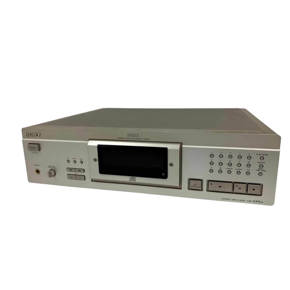 SONY CDP-XA5ES CDプレーヤー カレント パルスD|A ソニー 音響機材 O10044569