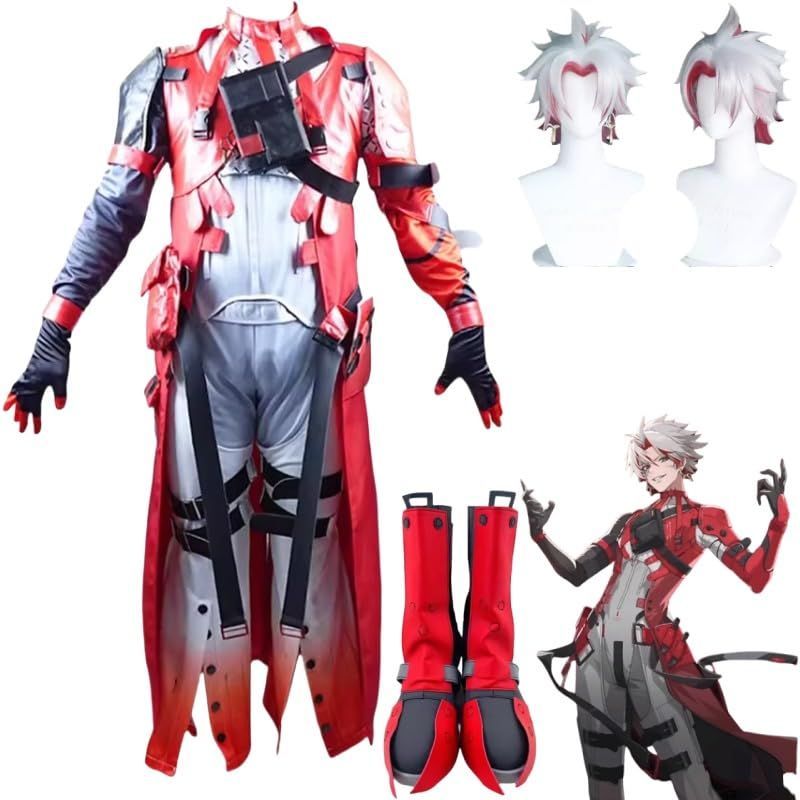 ♥ 全セット 女 GaGuLHAH 鳴潮 スカー コスプレ衣装 全セット ウィッグ 靴付き ハロウィン クリスマス 文化祭用 男女兼用 並行輸入品 ハロウィン