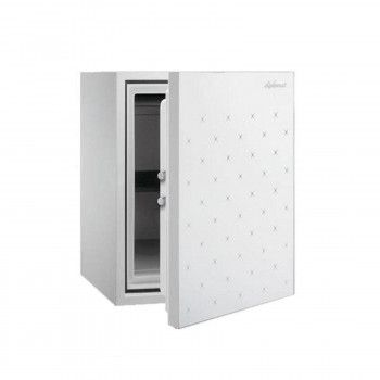 ディプロマット社 アイステラ 耐火デザイン金庫 タッチパネル式 容量36L パールホワイト S500W