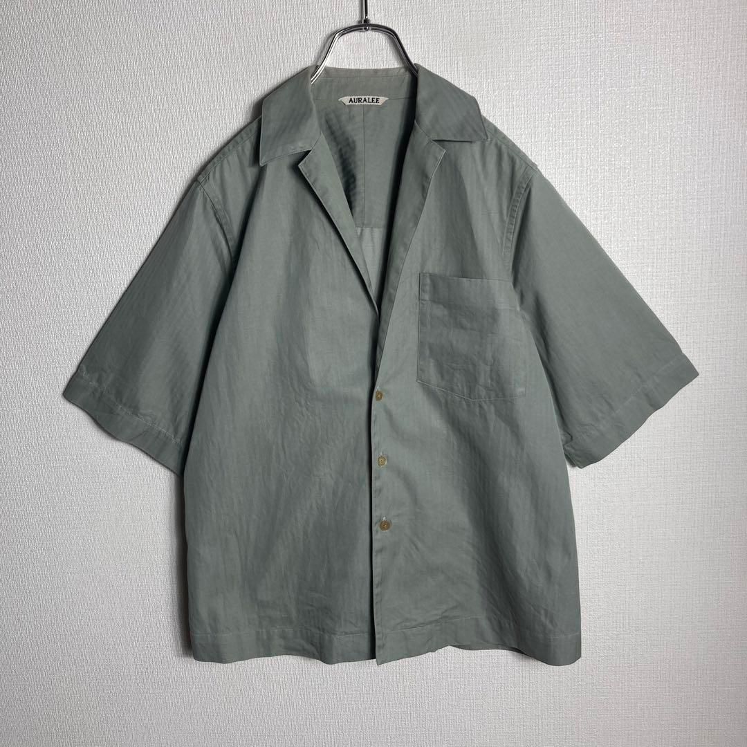 AURALEE オーラリー 半袖シャツ 開襟 A22SS05FH サイズ1 - メルカリ