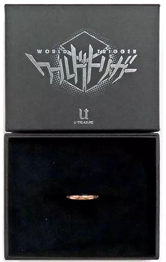 銀製品・指輪・アクセサリー(キャラクター)　嵐山准 メッセージリング K10ピンクゴールド 11号 「ワールドトリガー」 ワールドトリガー】メッセージリング7種類。空閑遊真、三雲修