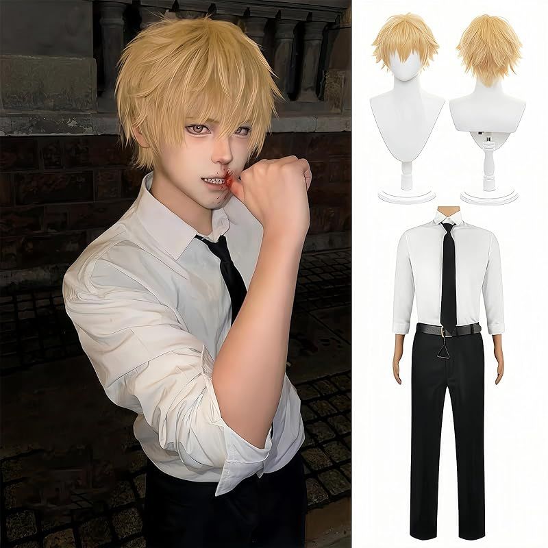 デンジ チェンソーマン ウィッグ コスプレ デンジ ウィッグ チェンソー