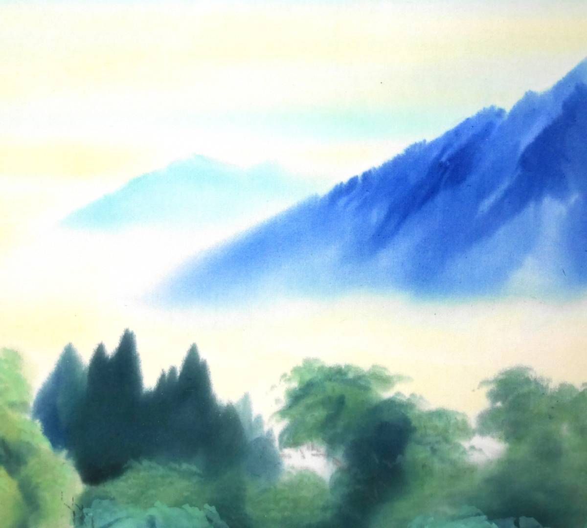 小林元勝　日本絵画　水彩画 山水風景 日本画 作 者 小林 元勝 - メルカリ