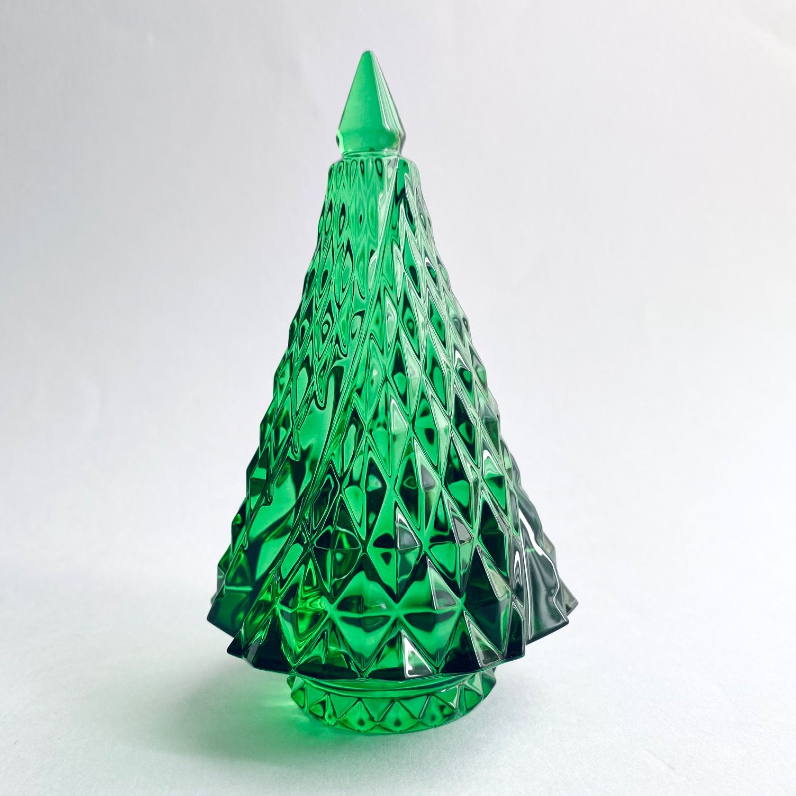 baccarat バカラ クリスマスツリー　グリーン　希少 希少 BACCARAT バカラ クリスマスツリー オブジェ クリスタル グリーン