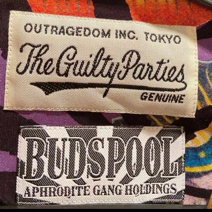 Wacko Maria Budspool 舐達麻 アロハシャツ 黒×1 紫×1 - メルカリ