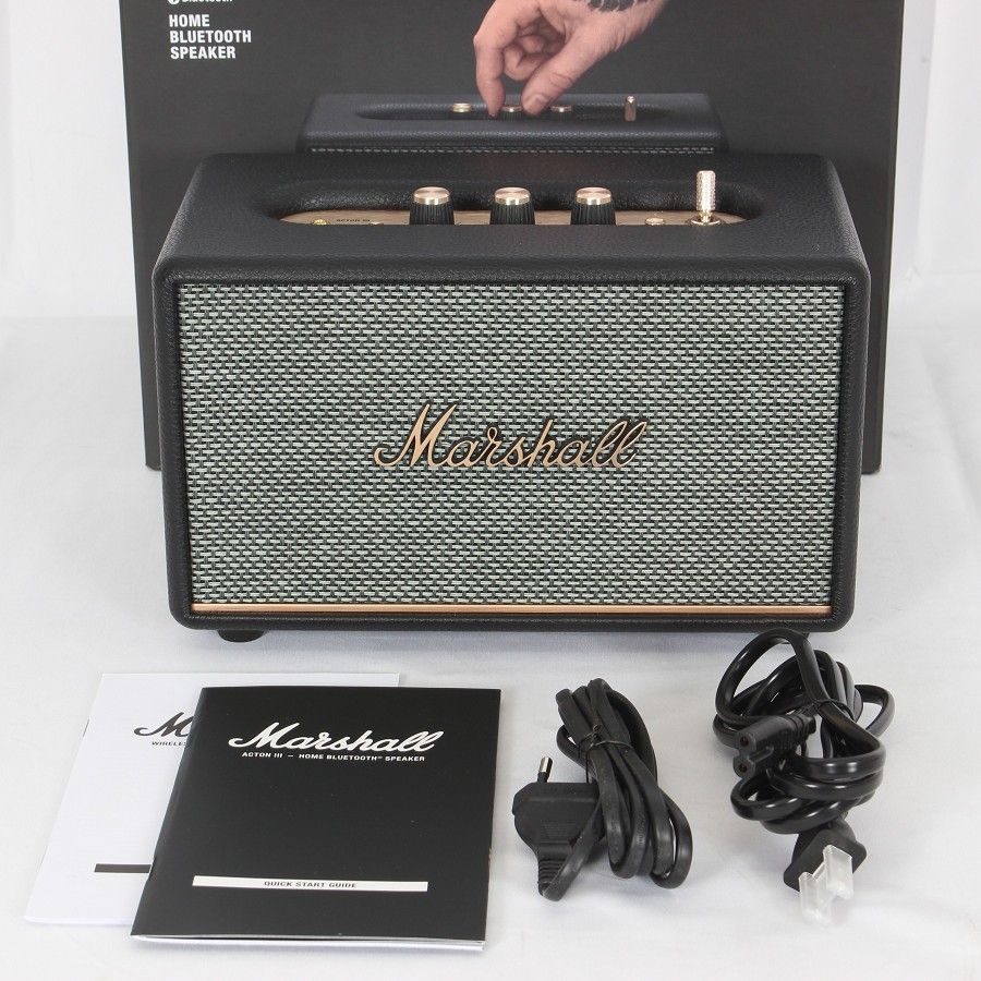 Marshall Acton III ブラック ワイヤレススピーカー マーシャル アクトン 本体