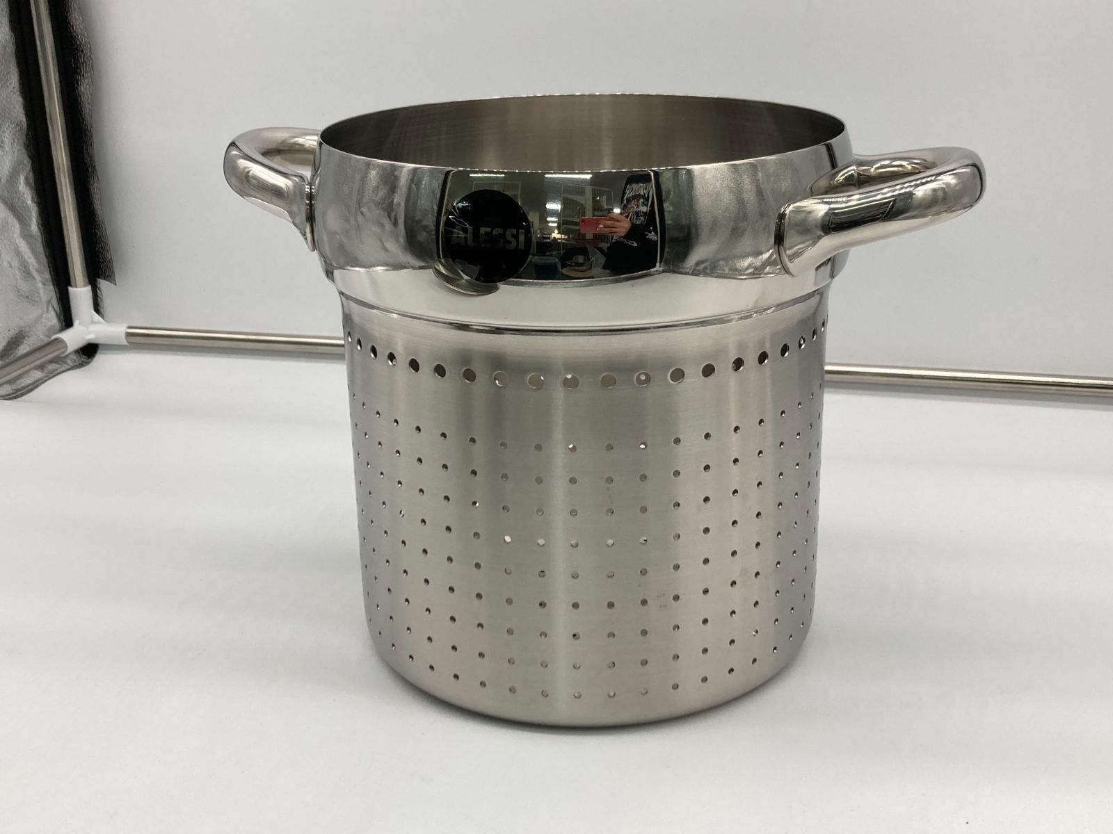 ☆13-282】□□ALESSI MAMI アレッシィ マミ パスタ鍋セット IH対応