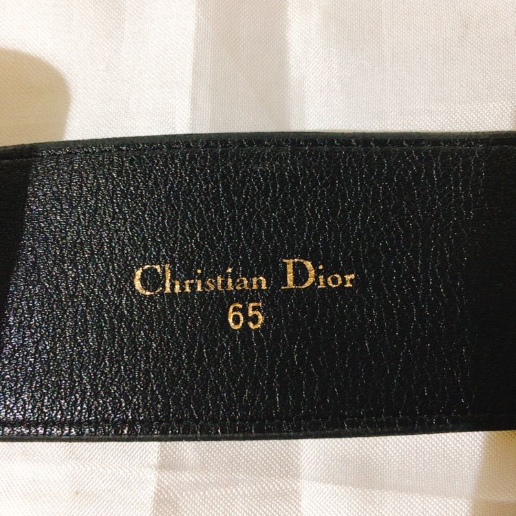Christian Dior クリスチャンディオール ベルト 黒 ブラック