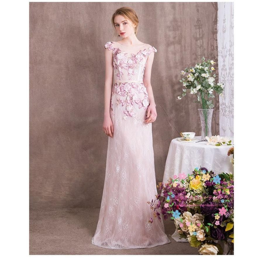 結婚式 イブニングドレス