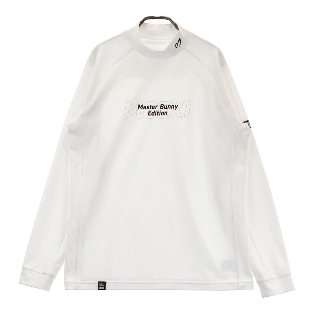 サイズ：6 MASTER BUNNY EDITION マスターバニーエディション  モックネック 長袖Tシャツ  ホワイト系 [240101312016]# ゴルフウェア メンズ ストスト