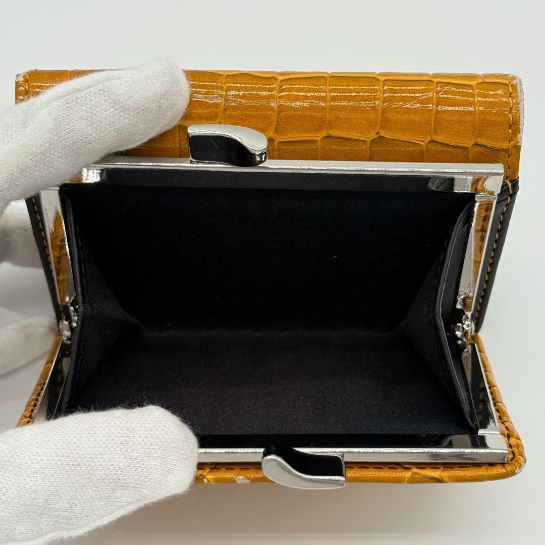 最高級◆SAINT LAURENT 三つ折り財布 キャビアスキン グレー 2700001621768.jpg