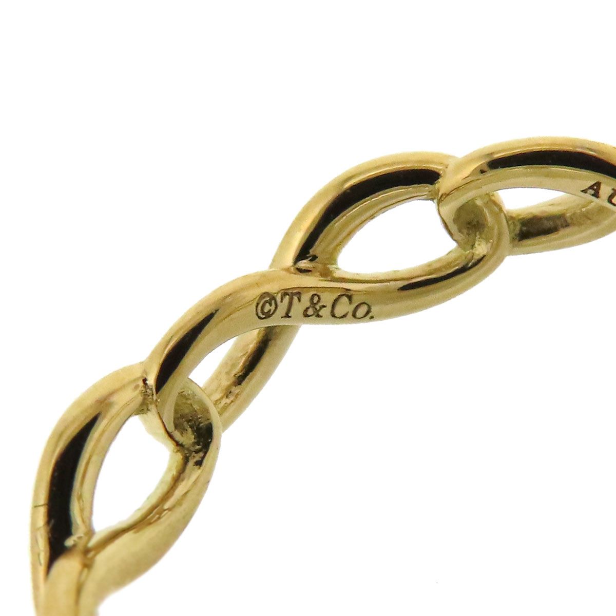 ティファニー インフィニティ リング 10号 750