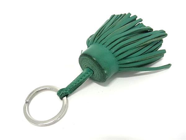 HERMES エルメス カルメン レザー シルバー金具 タッセル バッグ