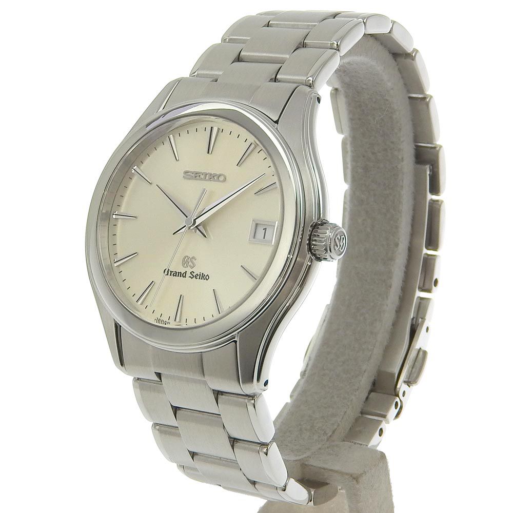 本物保証】 箱付 新品同様 グランドセイコー SEIKO デイト メンズ  
