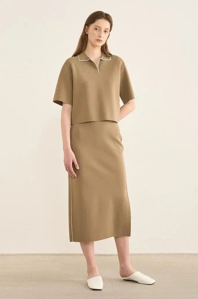 the CASHMERE ニットスカート
