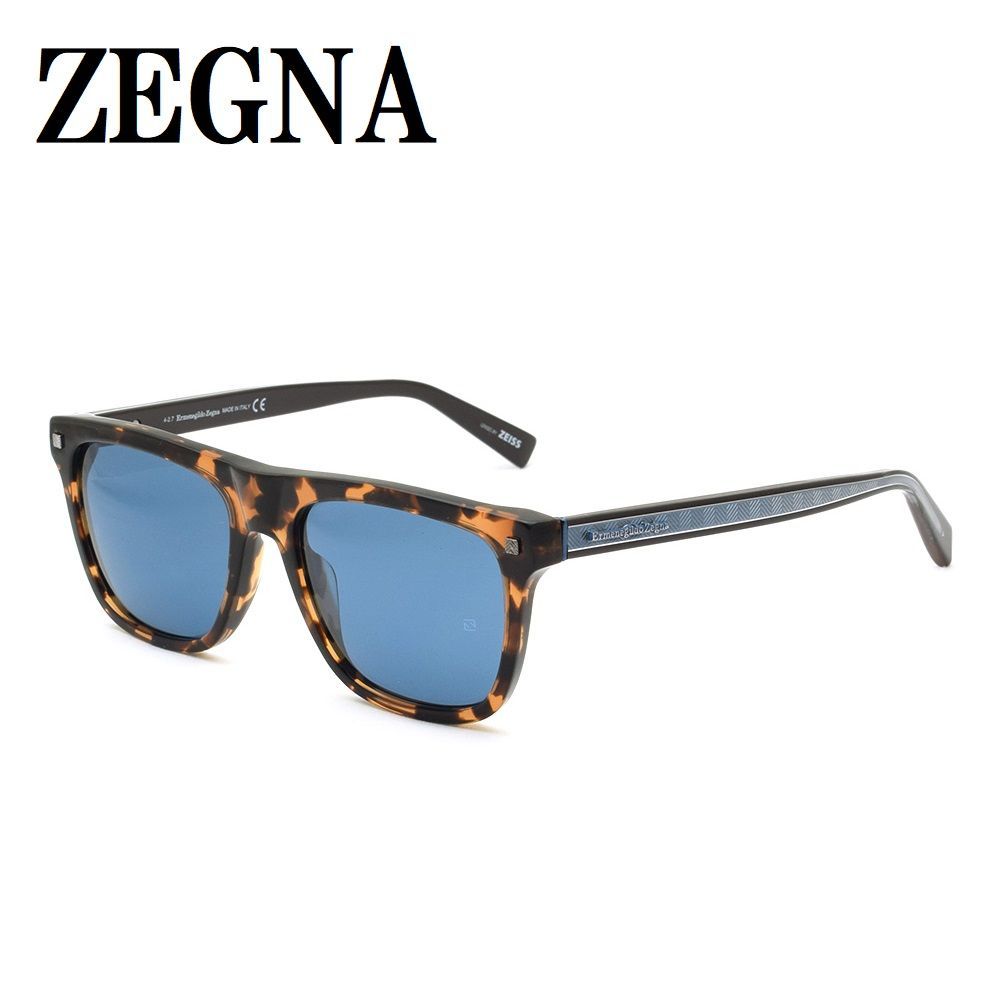 ゼニア EZ0094 55X 54 サングラス ブルー デミブラウン ゼニア ZEGNA EZ0094 55X 54 サングラス グローバルモデル UVカット