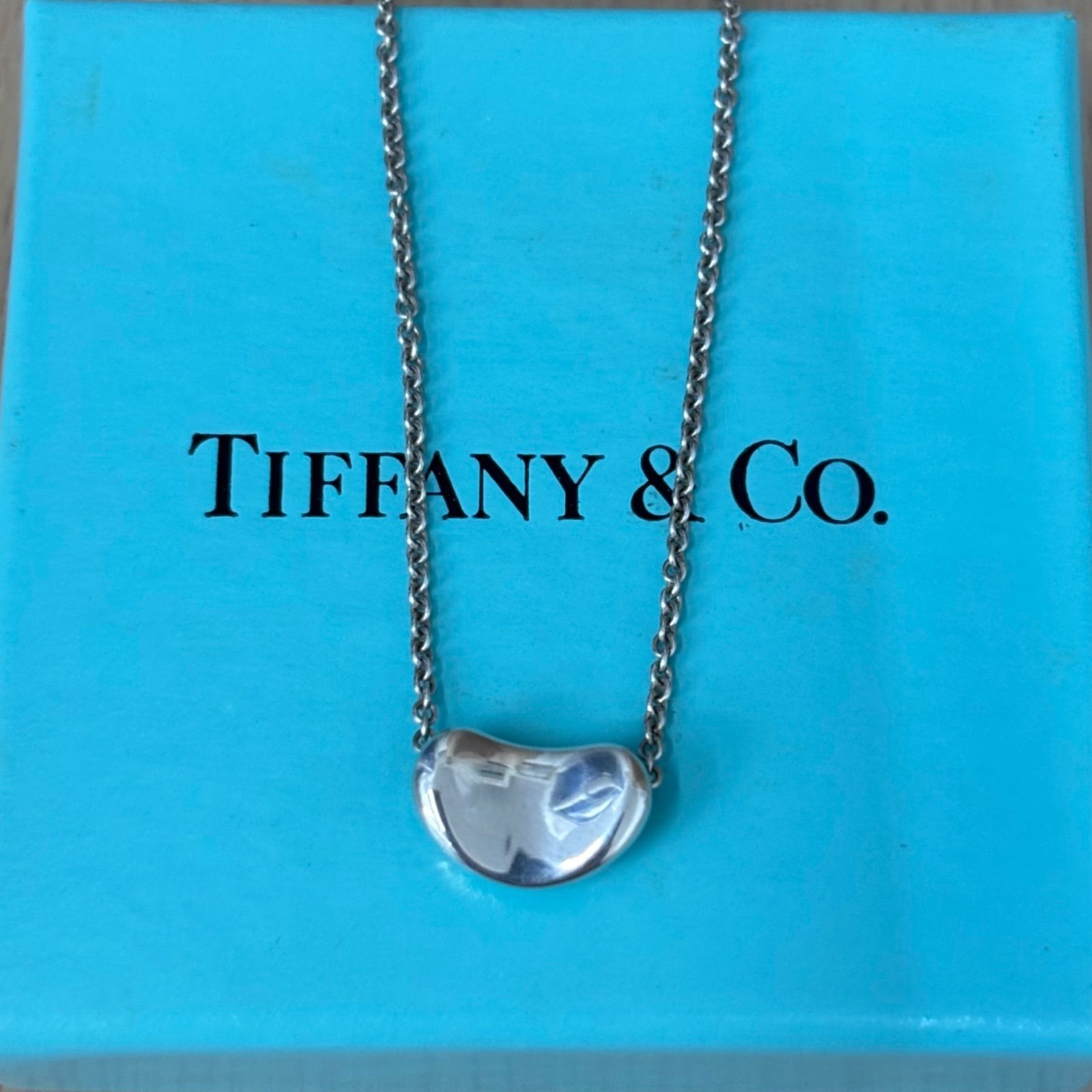 ▪️ TIFFANY&Co. ティファニー ビーン ネックレス シルバー925
