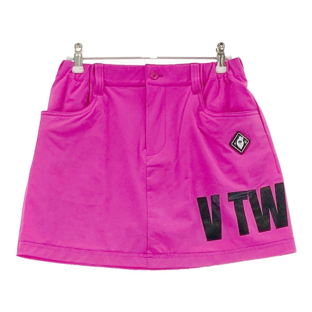 サイズ 1 V12 ヴィトゥエルヴ インナー付 スカート ピンク系 240101464823 ゴルフウェア レディース ストスト