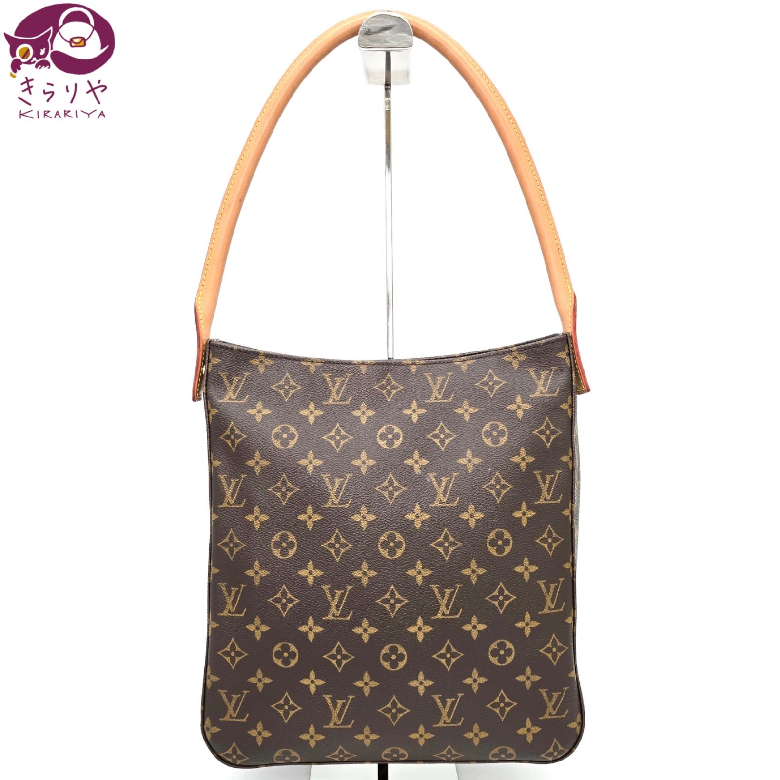 LOUIS VUITTON ルイヴィトン M51145 ルーピング GM ワンショルダー バッグ モノグラム キャンバス 保存袋 付き フランス製 ショルダー トート バッグ