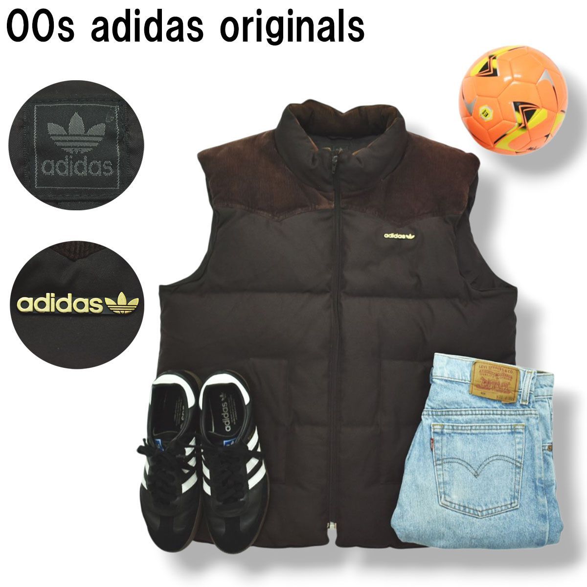 初期タグ】 00s ヴィンテージ アディダス オリジナルス adidas