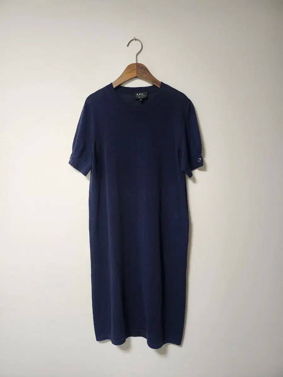 A.P.C. アーペーセー APC ネイビー 夏 ニット ワンピース 店舗版
