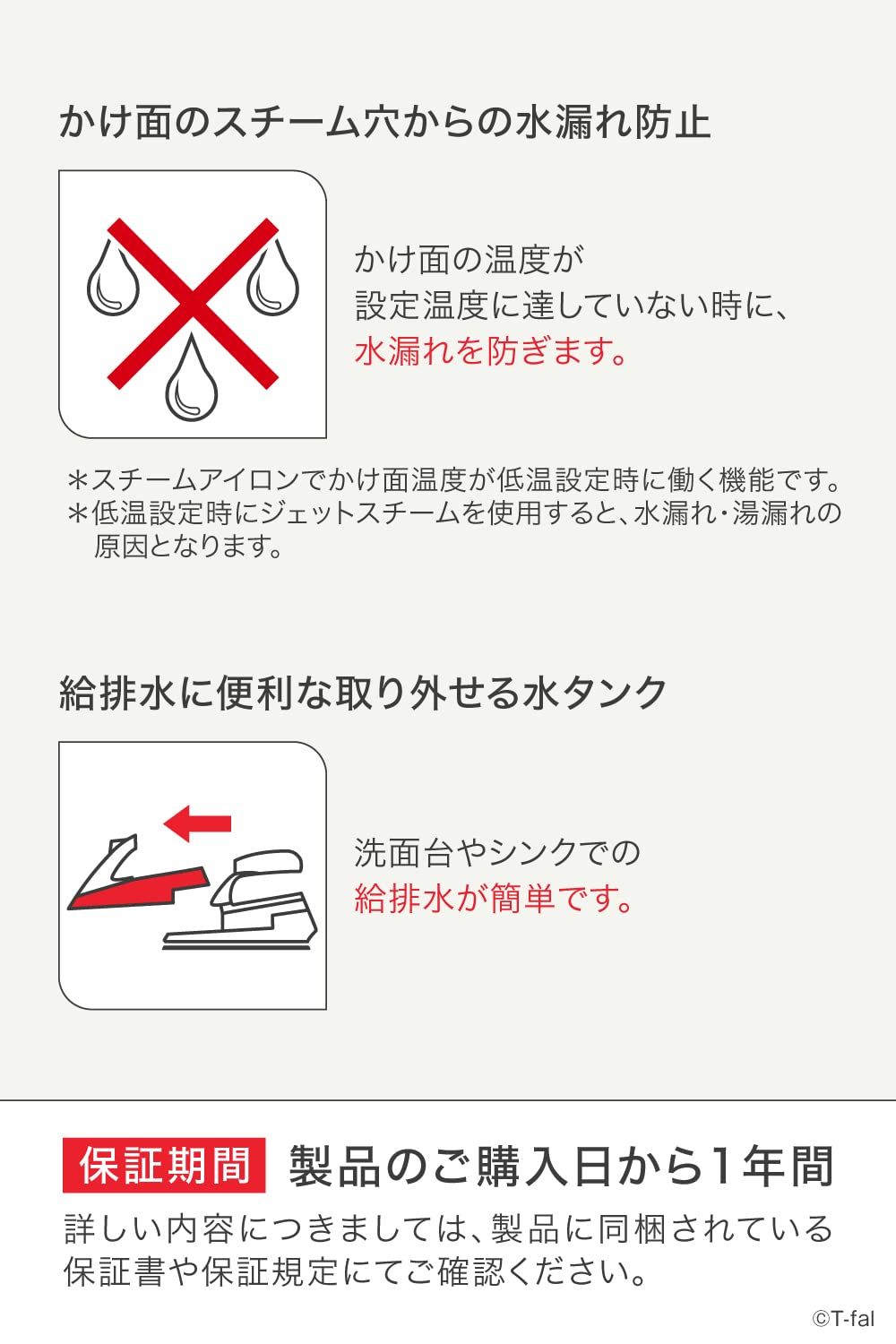 ティファール コードレス スチームアイロン ジェットスチーム 最大90g 分 フリームーブ ミニ FV6430J0 SKLAD-KIRPICHA_RU