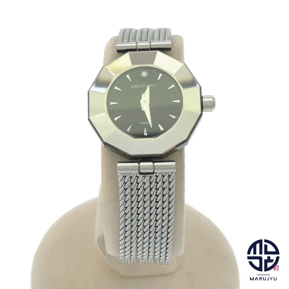 レア⭐️K18センチュリーグリーン レディース腕時計 クォーツCENTURY