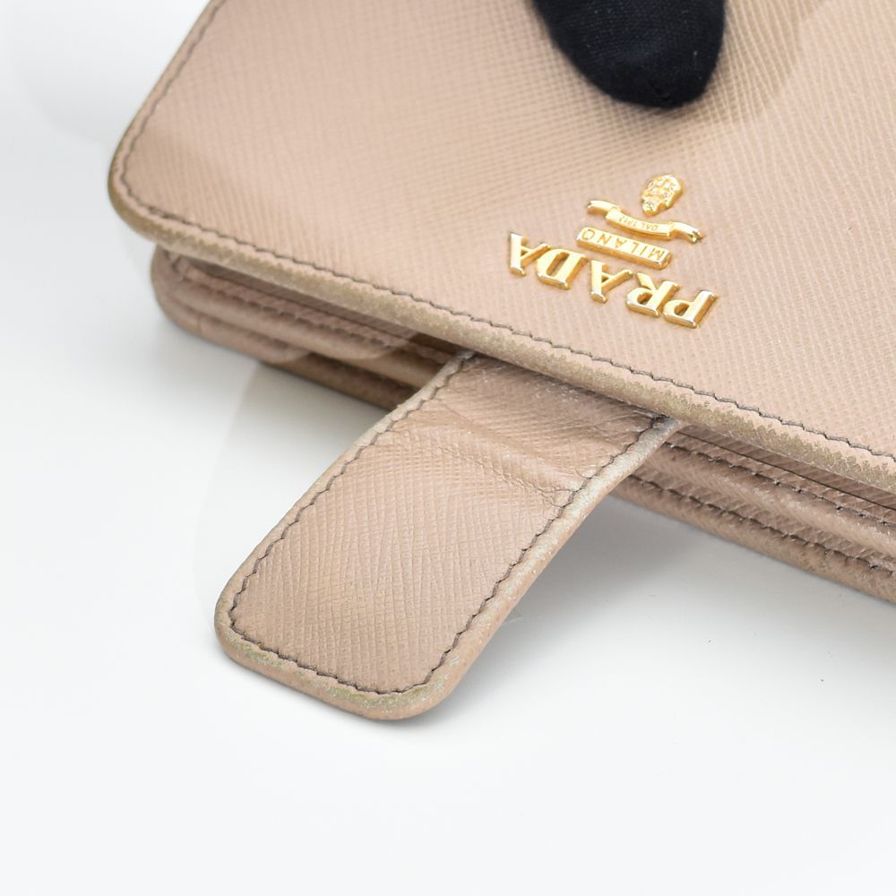 中古USED PRADA レディース 財布 2つ折り 1ML225 プラダ 1528740