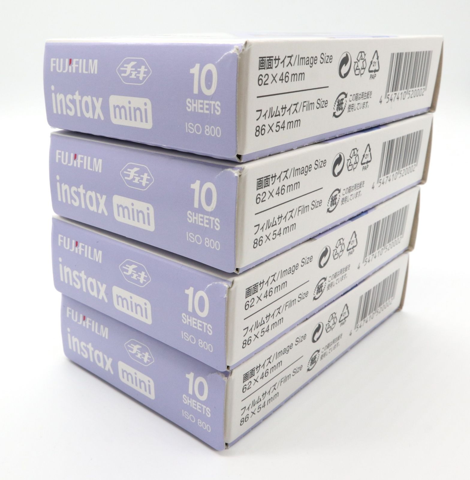 富士フィルム FUJIFILM instax mini フィルム 10枚×8箱 チェキ