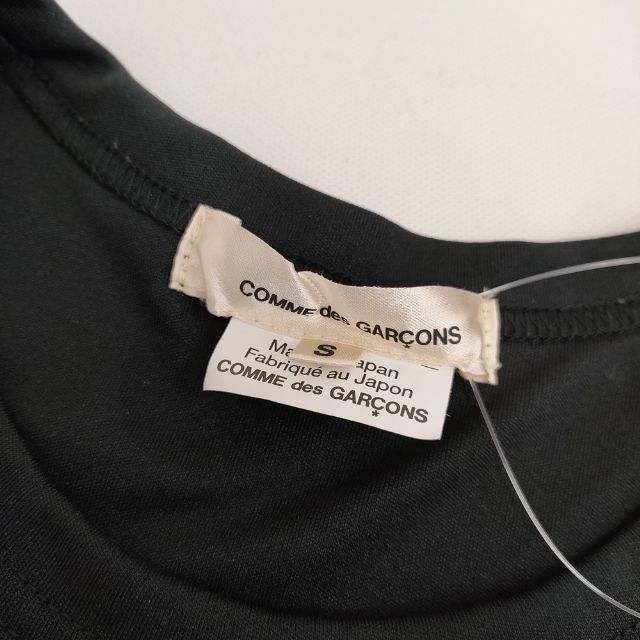 COMME des GARCONS◆デザインヘムショートスリーブカットソー/XS/ポリエステル/RED/GL-T012 COMME des GARCONS GL-T012 デザインヘムショートスリーブ