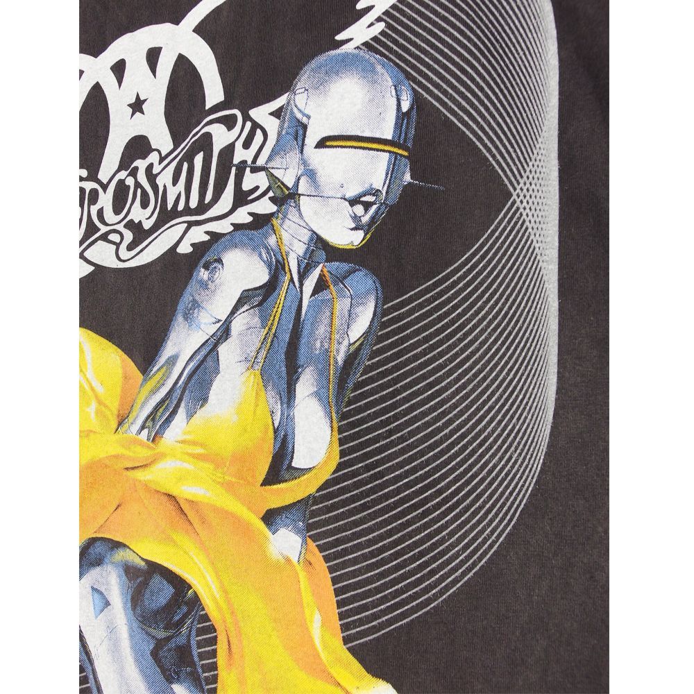 185 AEROSMITH エアロスミス Tシャツ 美品 USA製 ブラック Lサイズ 