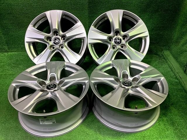 トヨタ TOYOTA 純正 RAV4 AXAH52 ホイール アルミ シルバー 17インチ 