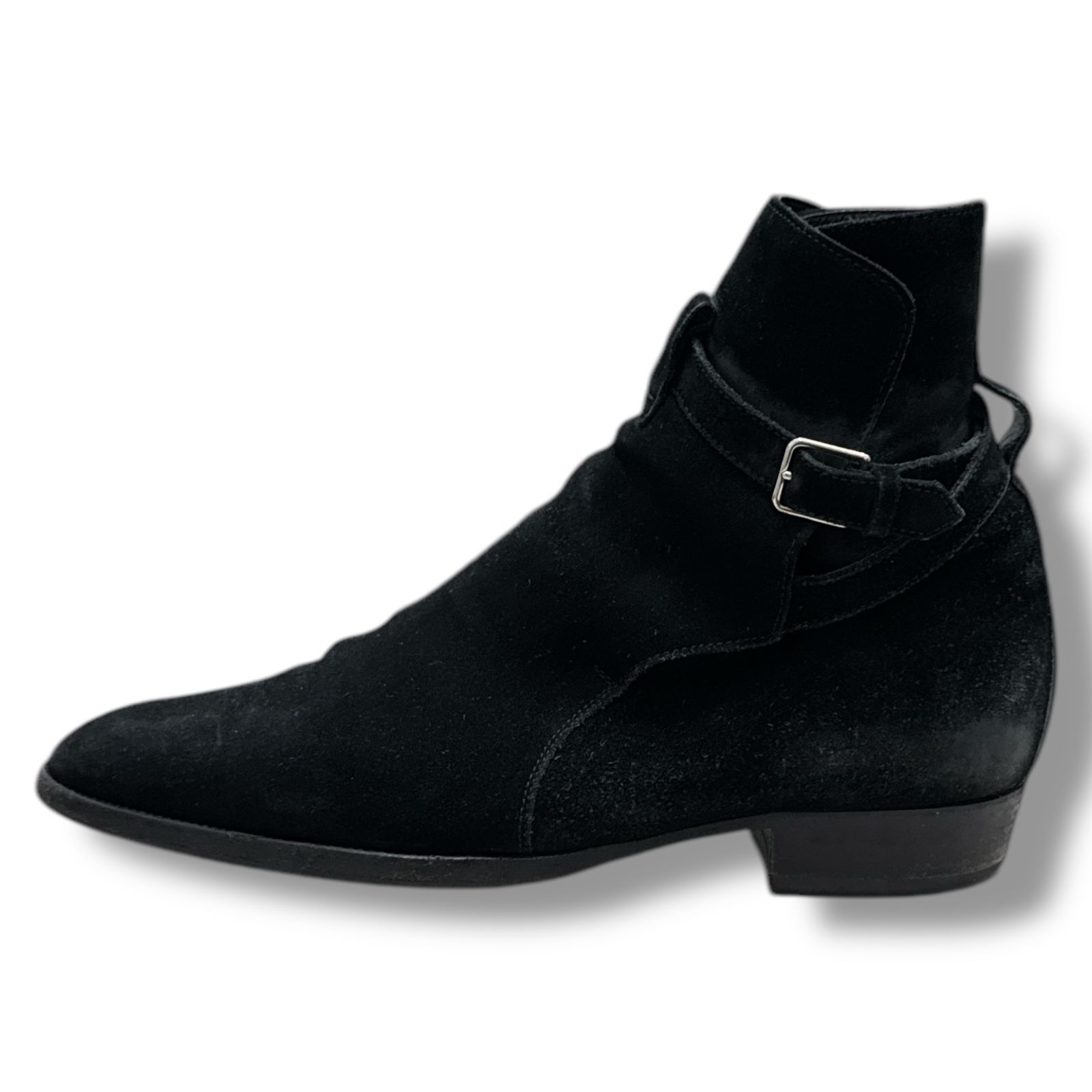 SAINT LAURENT PARIS スエード ワイアット30 ブーツ シューズ 443200 