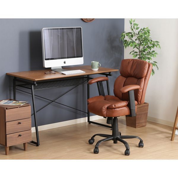 PUプレジデントチェアーマンチェスター BR ブラウン 組立品 代引不可