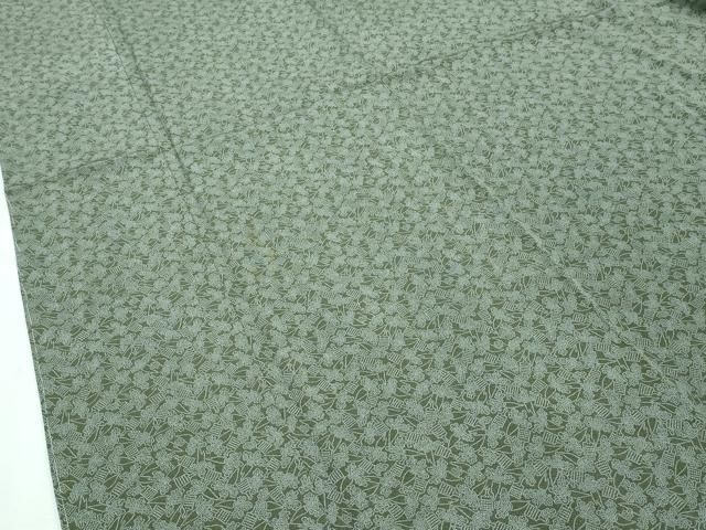 平和屋本店□極上 人間国宝 小宮康孝 江戸小紋 大根とおろし金 麹塵色  