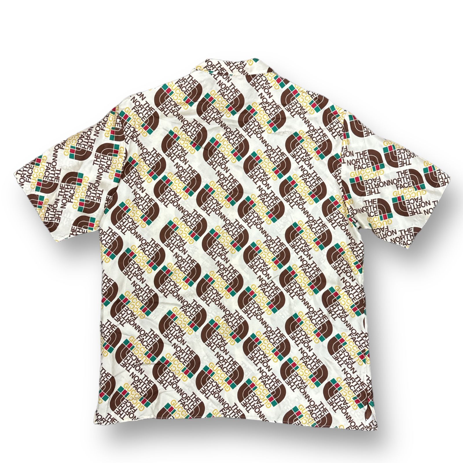ノースフェイス×GUCCIコラボシルクシャツ ノースフェイス×GUCCIコラボシルクシャツ