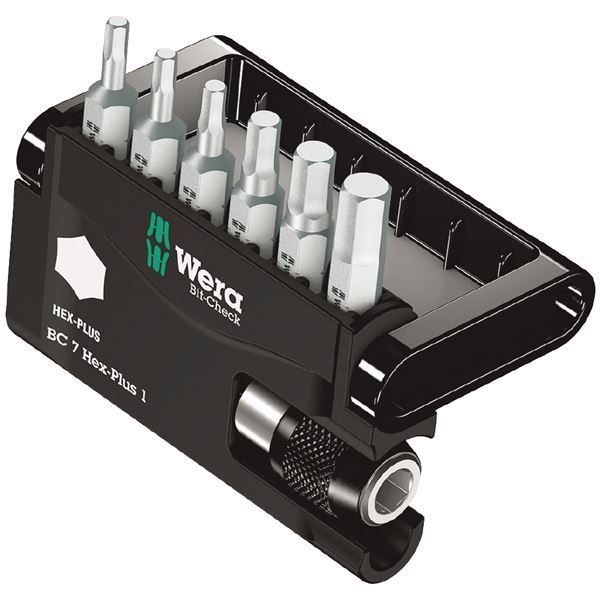 WERA ヴェラ 6本組 1|4HEX Hex Plus ドライバービットセット 056168 工具 ツール DIY 作業工具 道具
