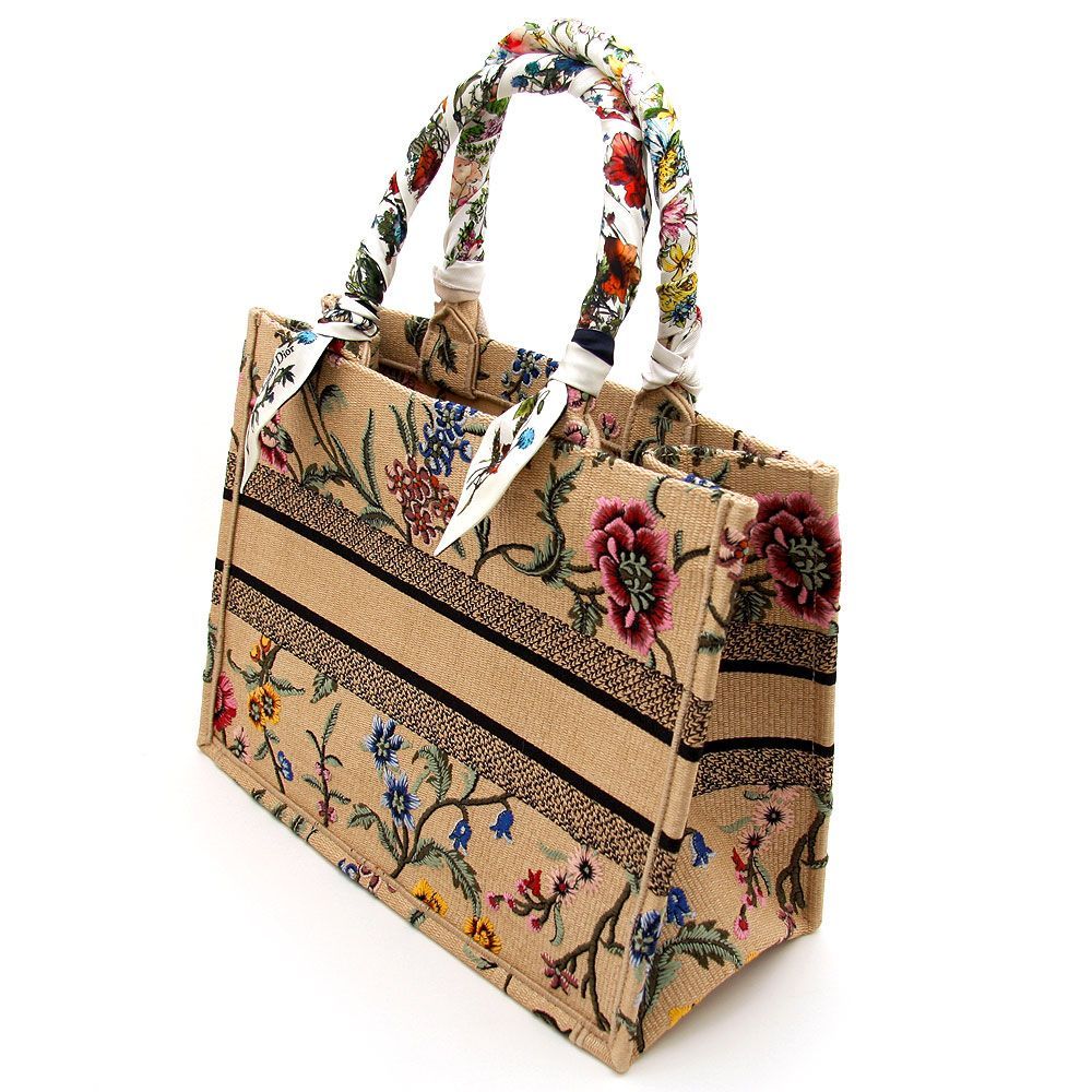 中古 美品】Dior Book Tote トートバッグ ディオール ブック