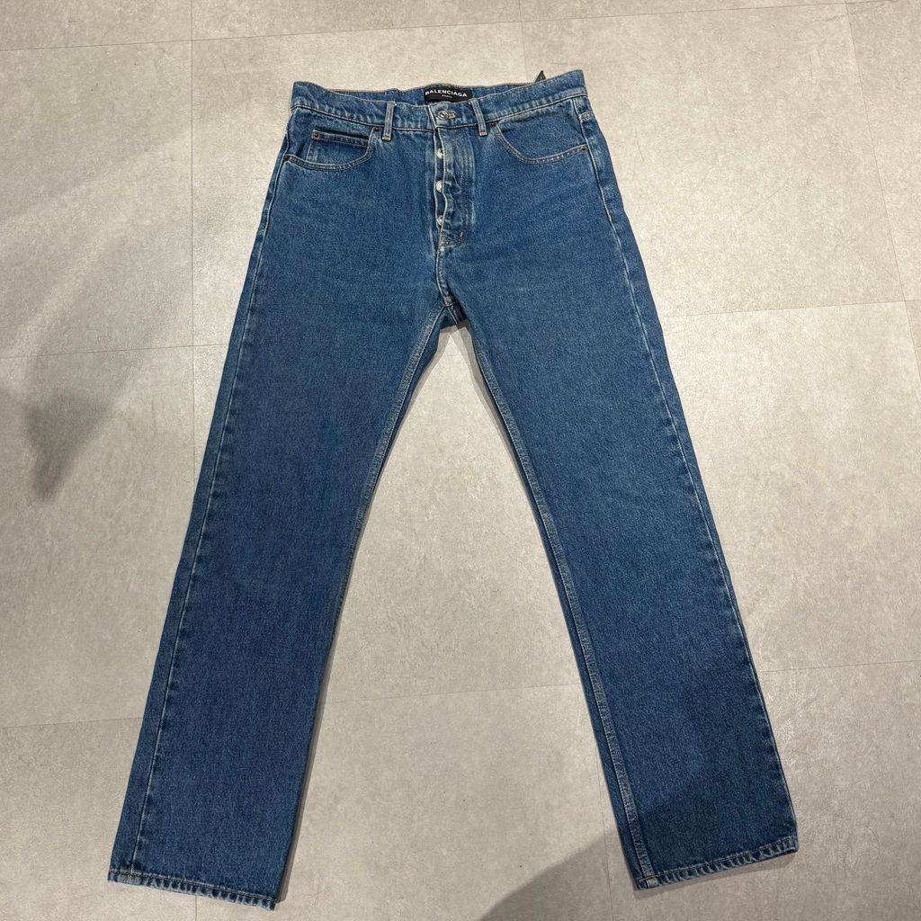 BALENCIAGA バレンシアガ デニムパンツ 29 ライトブルー イタリア製 