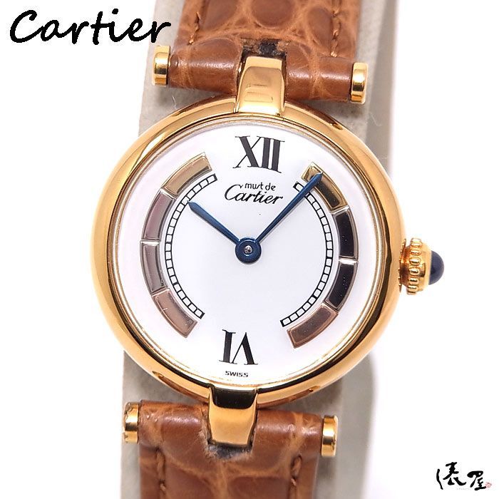 国際保証書】カルティエ マスト ヴァンドーム SM トリニティ Dバックル ヴィンテージ レディース Cartier 時計 腕時計 中古【送料無料】  - メルカリ