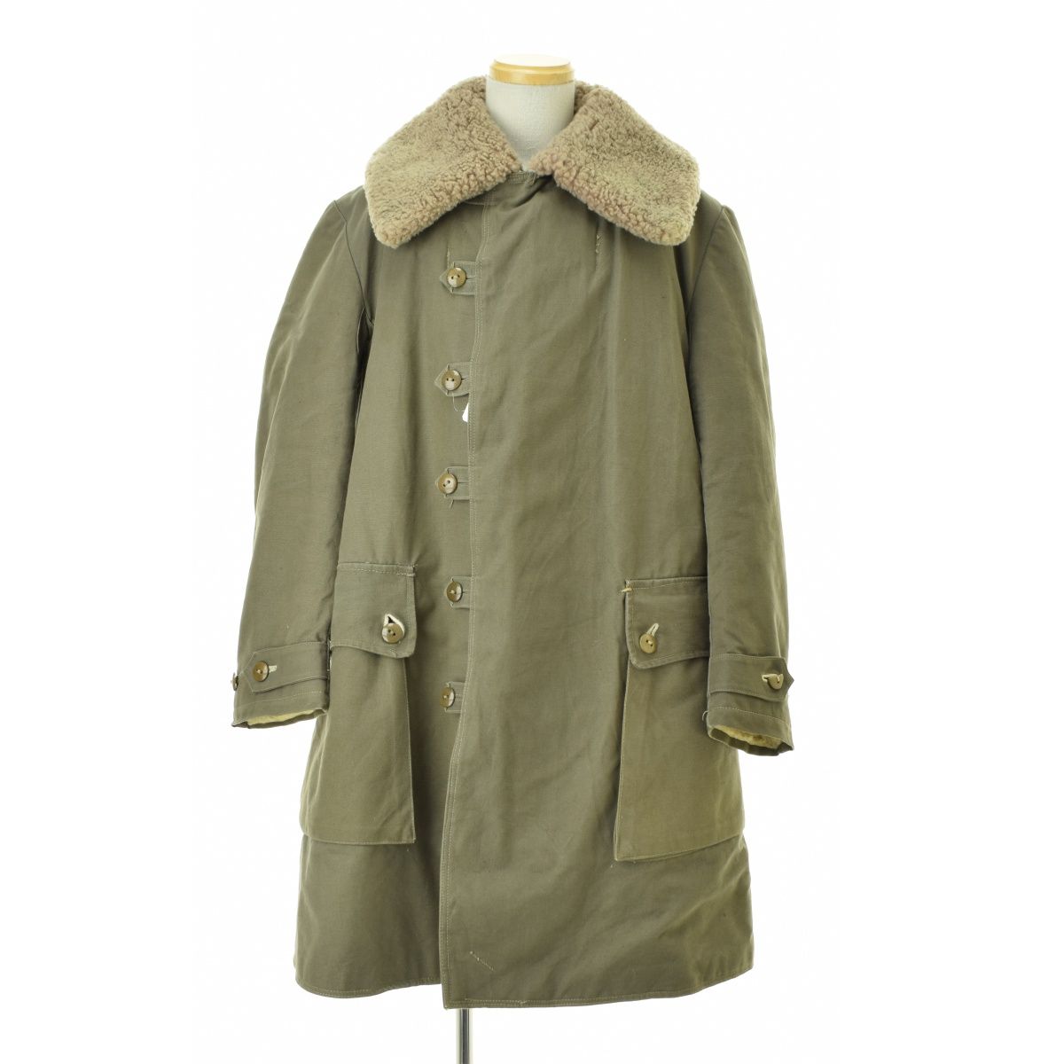 MILITARY】40s スウェーデン軍 M1909 キャンバス ムートン パイロット