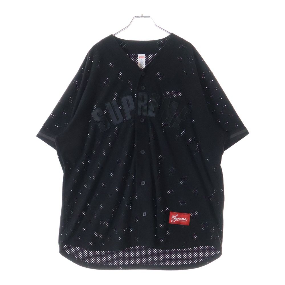 Full ファッション Supreme Ultrasuede Mesh Baseball Jersey