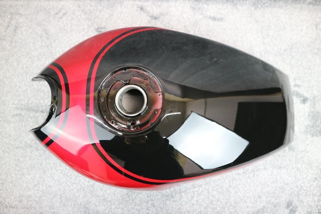 ゼファーΧ 火の玉 外装 セット 黒赤 Z2アルフィン/ 塗立て400