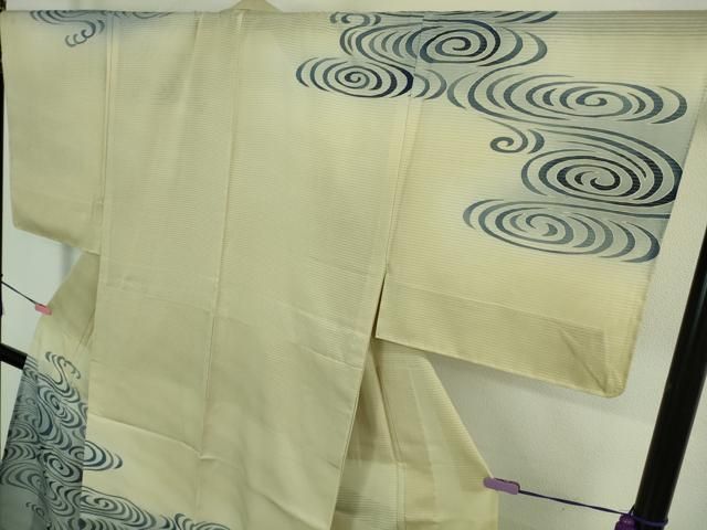 平和屋本店□超希少 夏物 男性 東京友禅 久呂田明功 訪問着 絽 