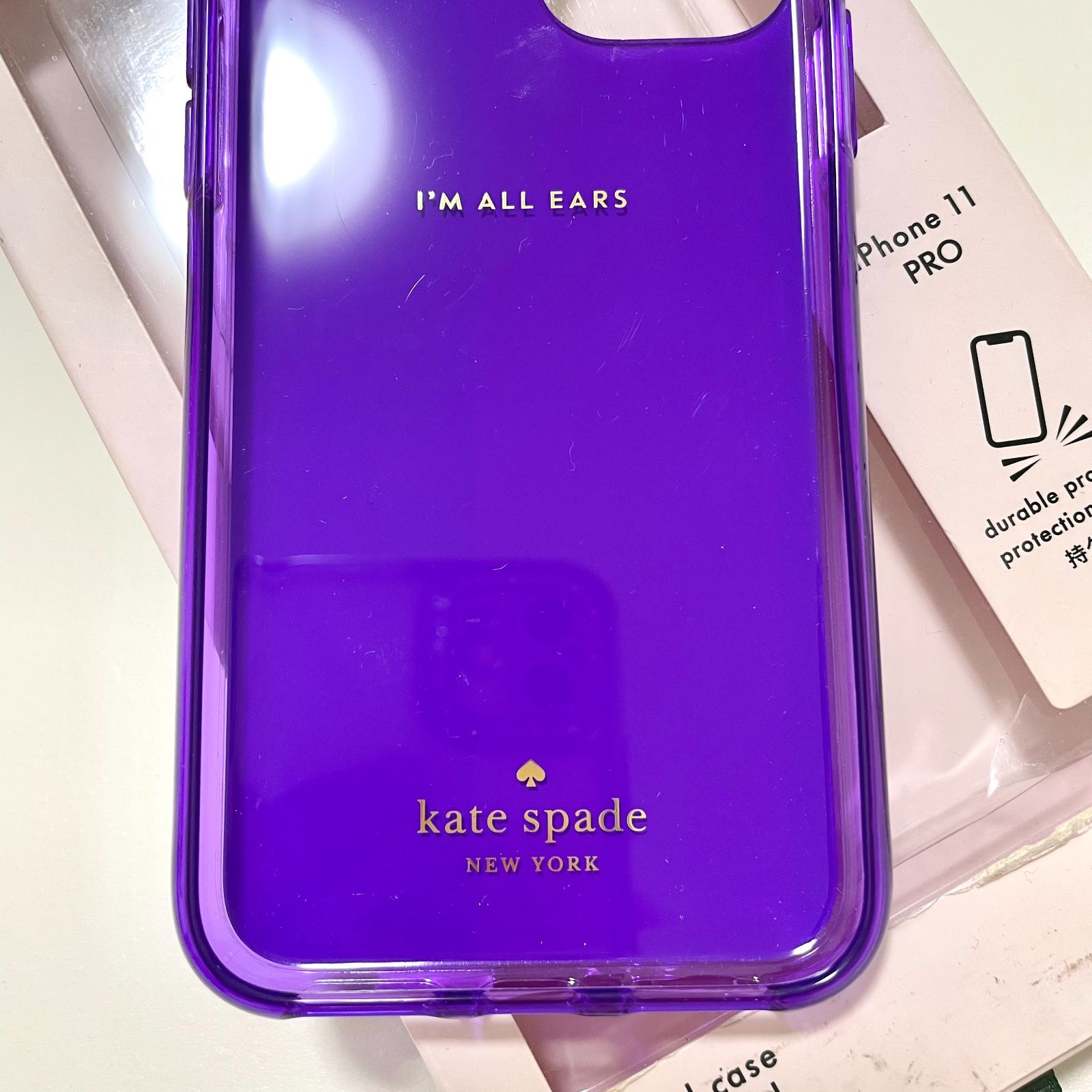 ケイトスペード iphoneケース iphone14 PRO MAX レインボー ケイト