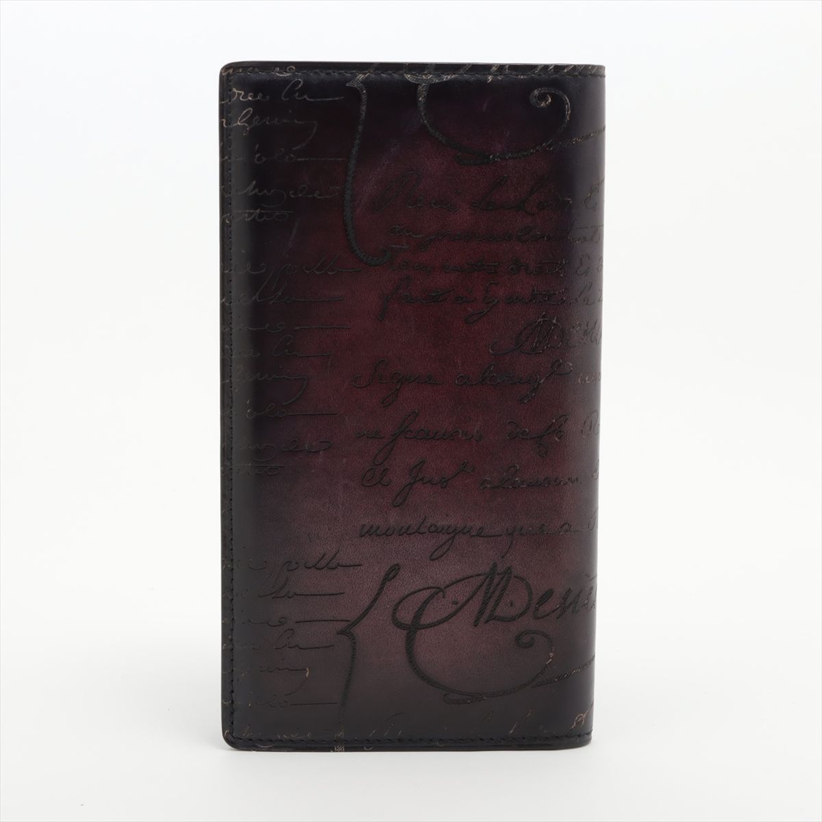 極美品 ベルルッティ カリグラフィ レザー 長財布 二つ折り 財布