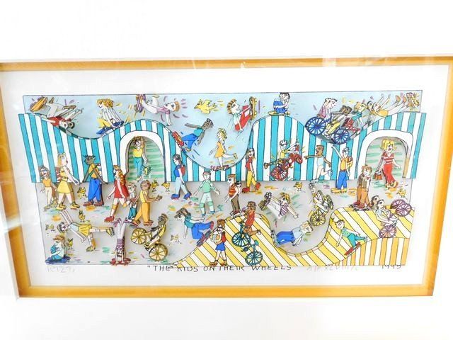 ジェームス リジィ JAMES RIZZI 3D シルクスクリーン □「THE